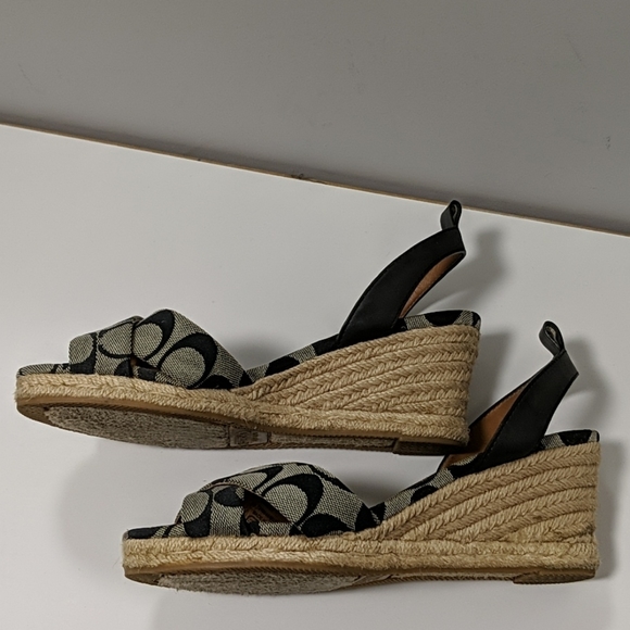 Coach Espadrille Wedge Sandals - Picture 2 of 4